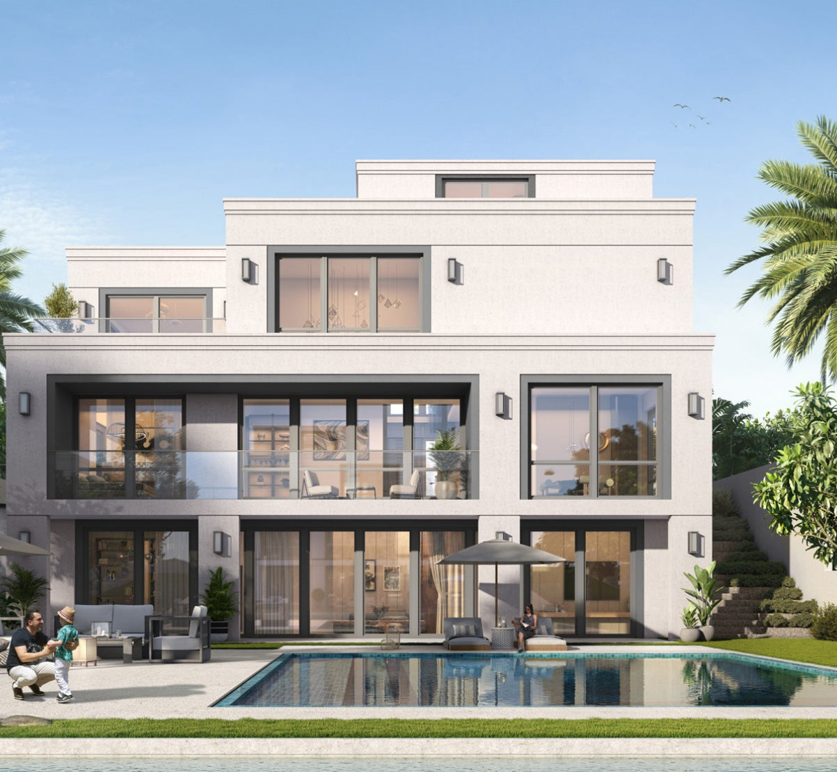 فلل بالميرا ذا أواسيس من إعمار | شراء فيلا فاخرة في دبي